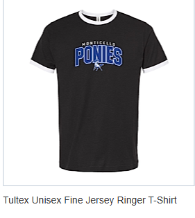 Monticello Pony Ringer T-Shirt