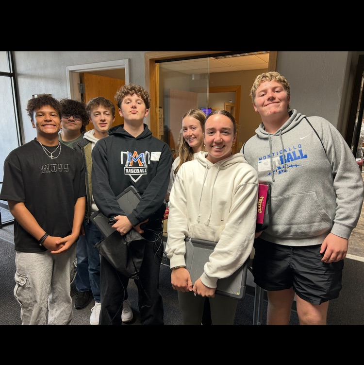 Monticello FBLA members