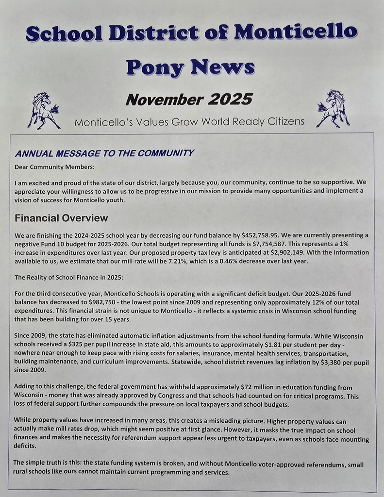 November 2025 Newsletter Cover