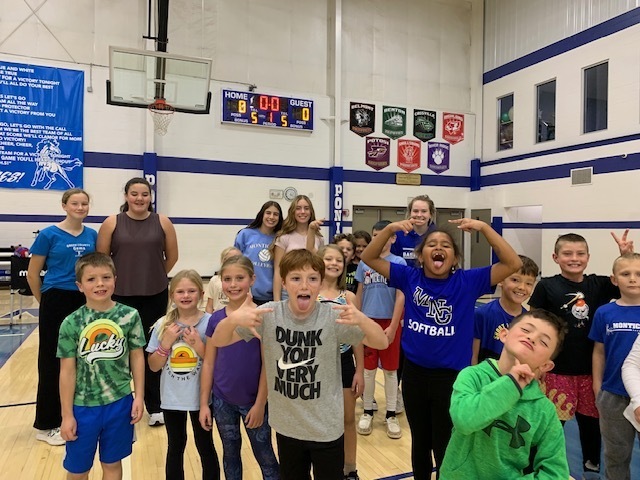 Students at Play with the Ponies