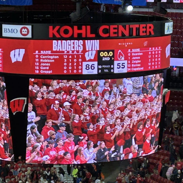 UW Band plus Badgers Win