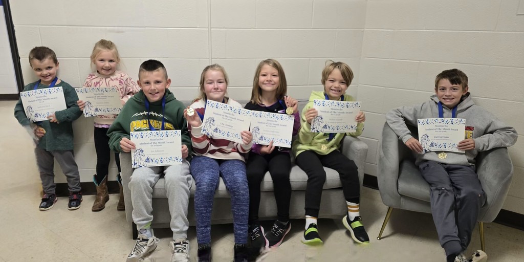 Elementary Students of the Month for October