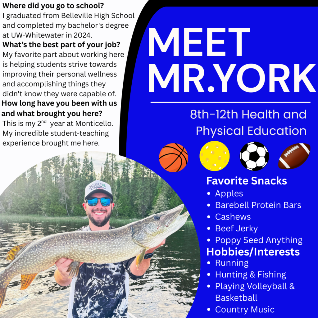 Meet Our Staff - Mr. York