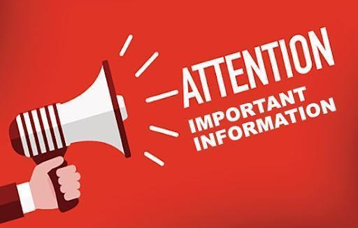 Attention Important Information