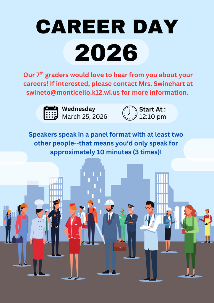 Career Day Speakers Needed