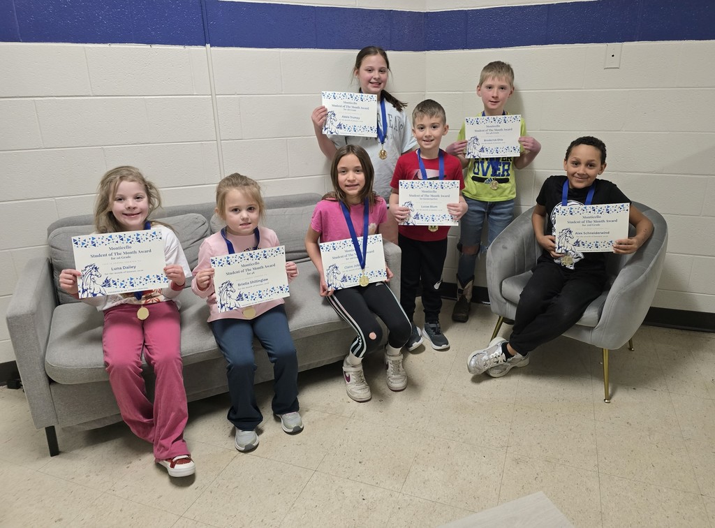 Elementary Students of the Month