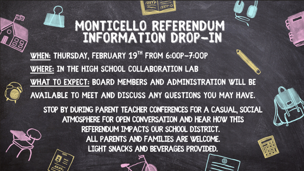 Monticello Referendum Drop-In Information