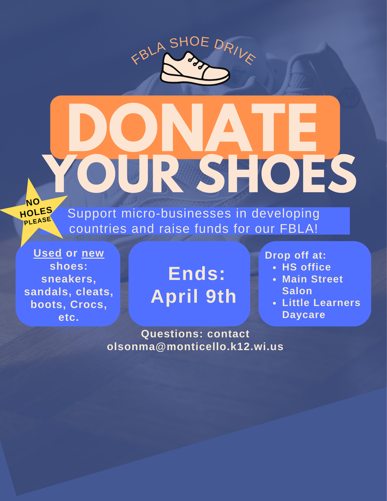FBLA Shoe drive