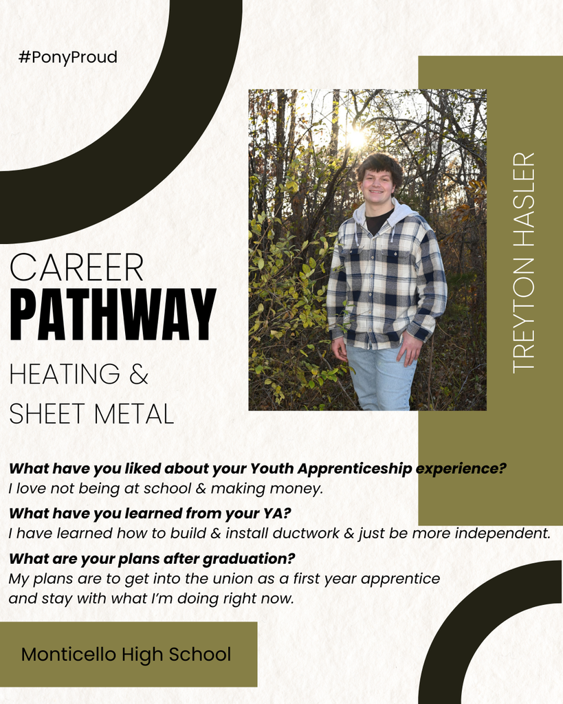 Treyton Hasler Youth Apprenticeship