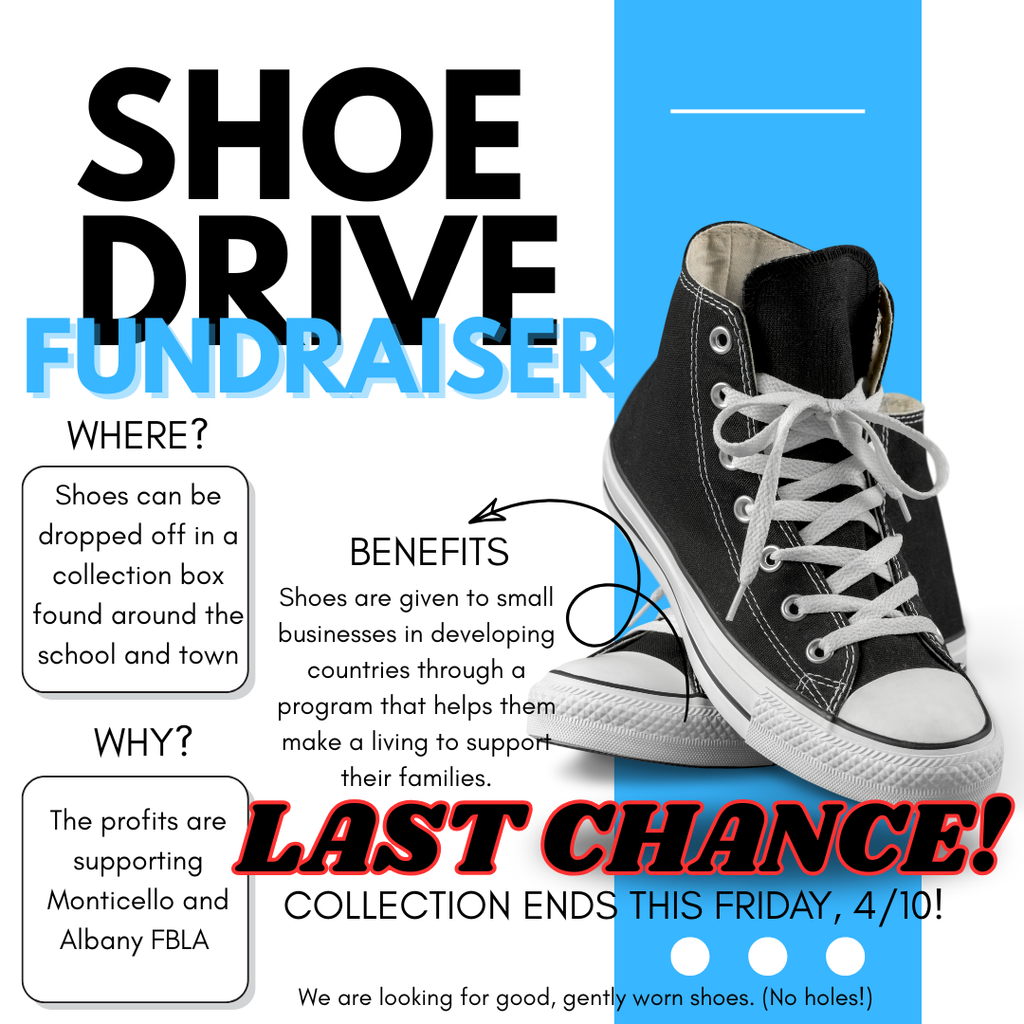 Shoe Drive Fundraiser Information