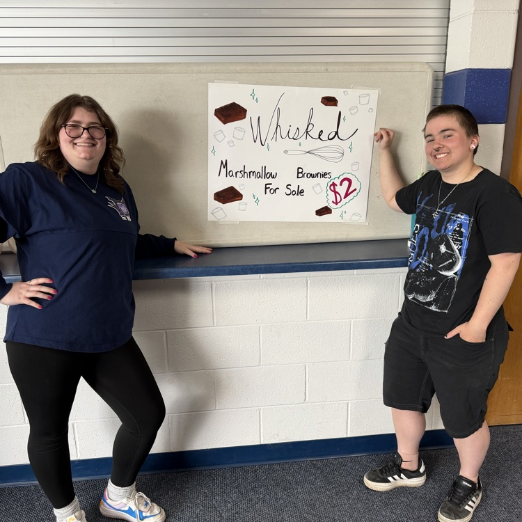 students with sign