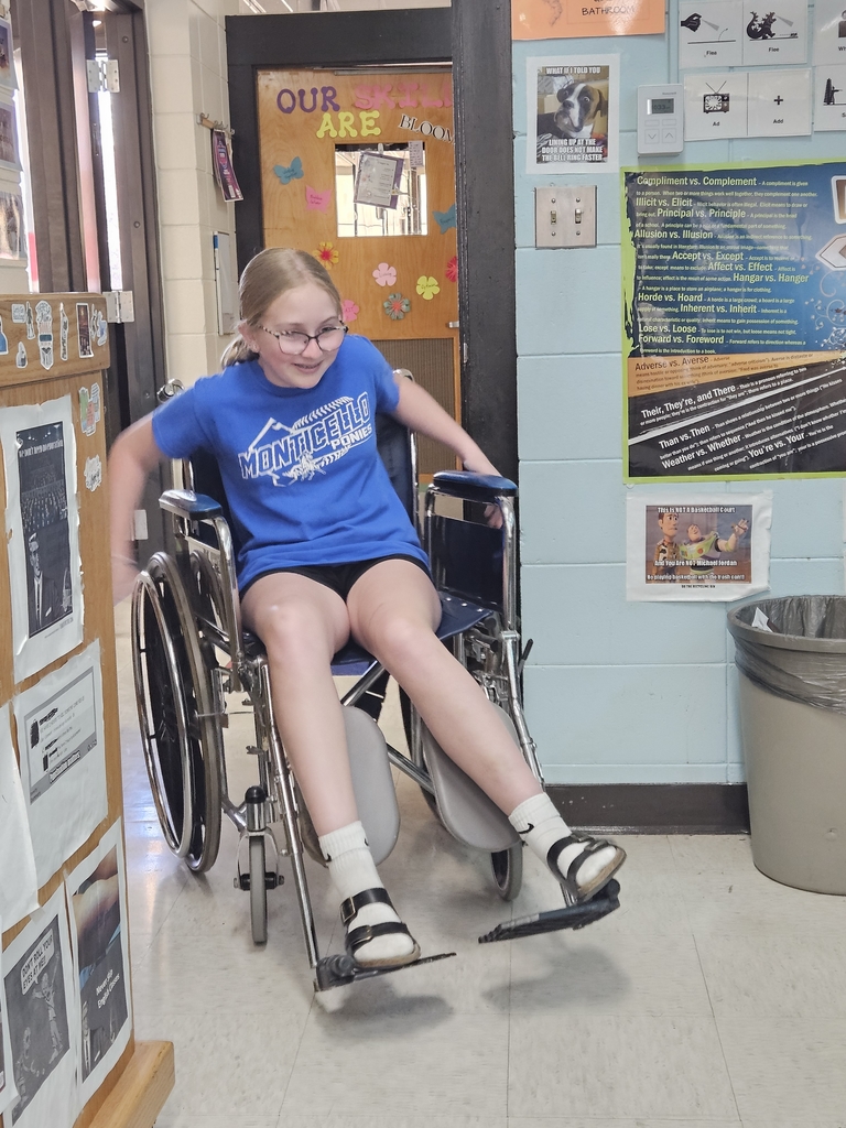 student in wheelchair