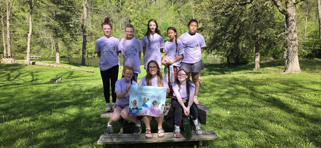 campers and counselor