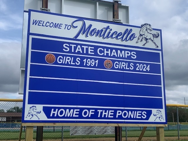 girls state champion sign