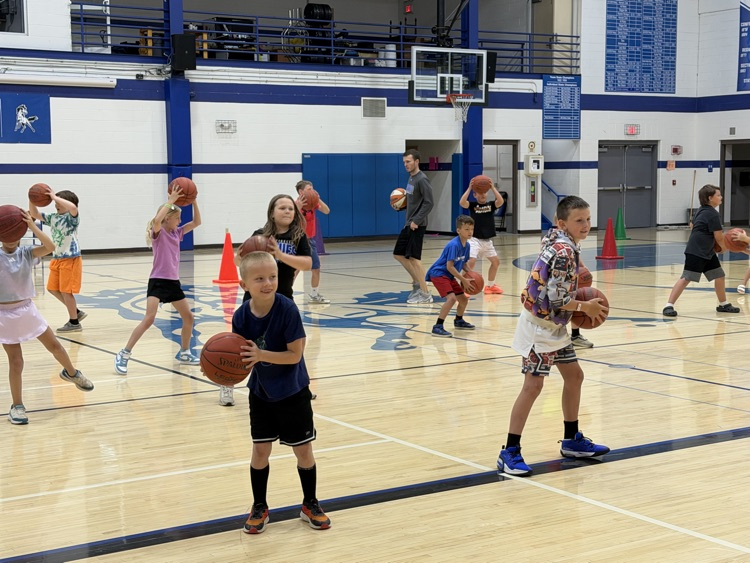 student basketball players