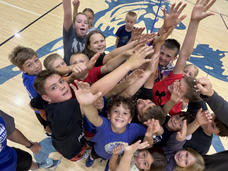 student basketball players
