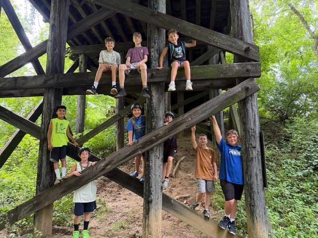 students below bridge