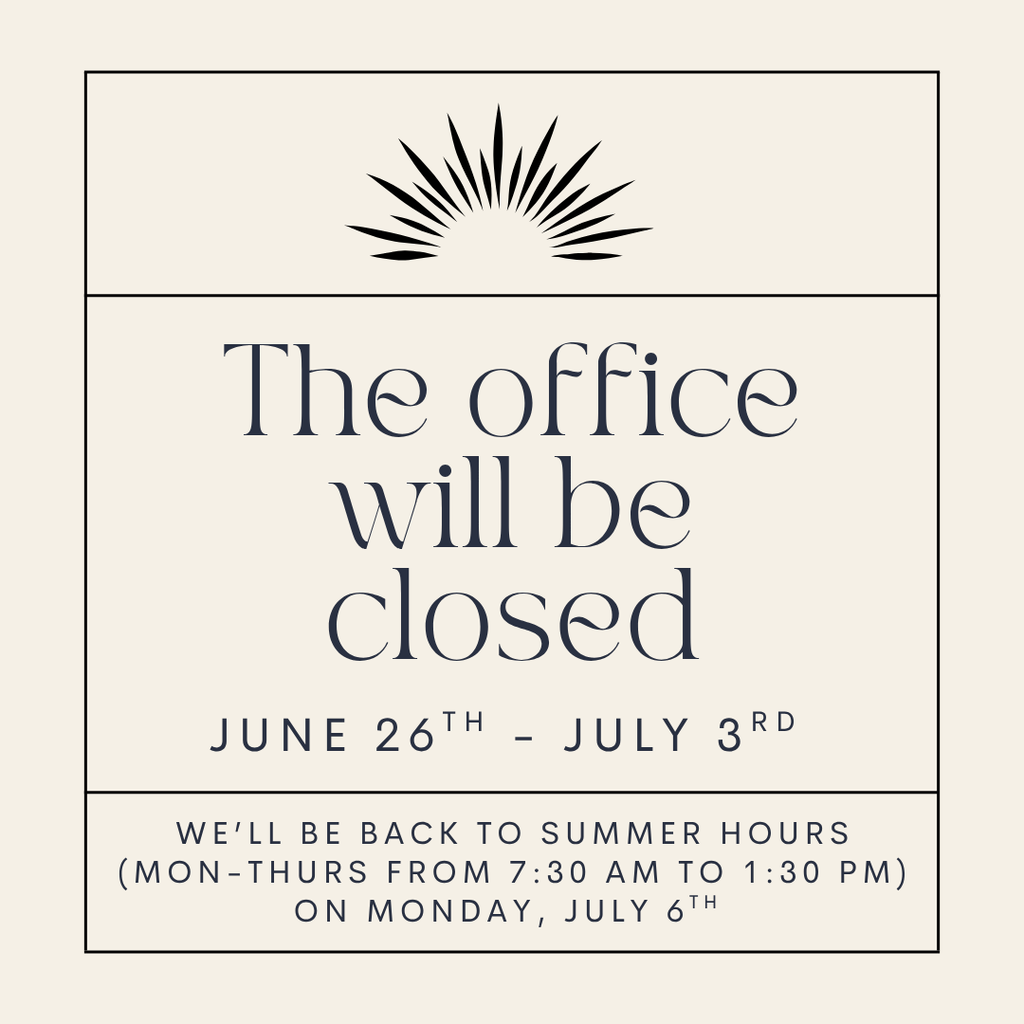 office closed  june 26th-july 3rd