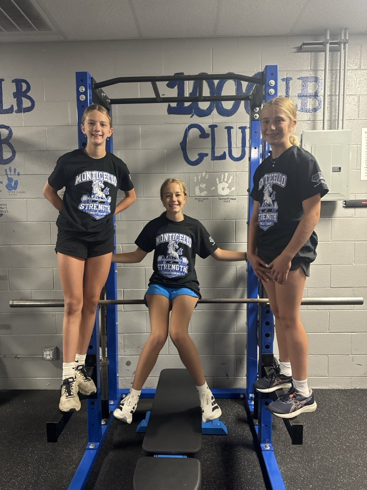 athletes in the weight room