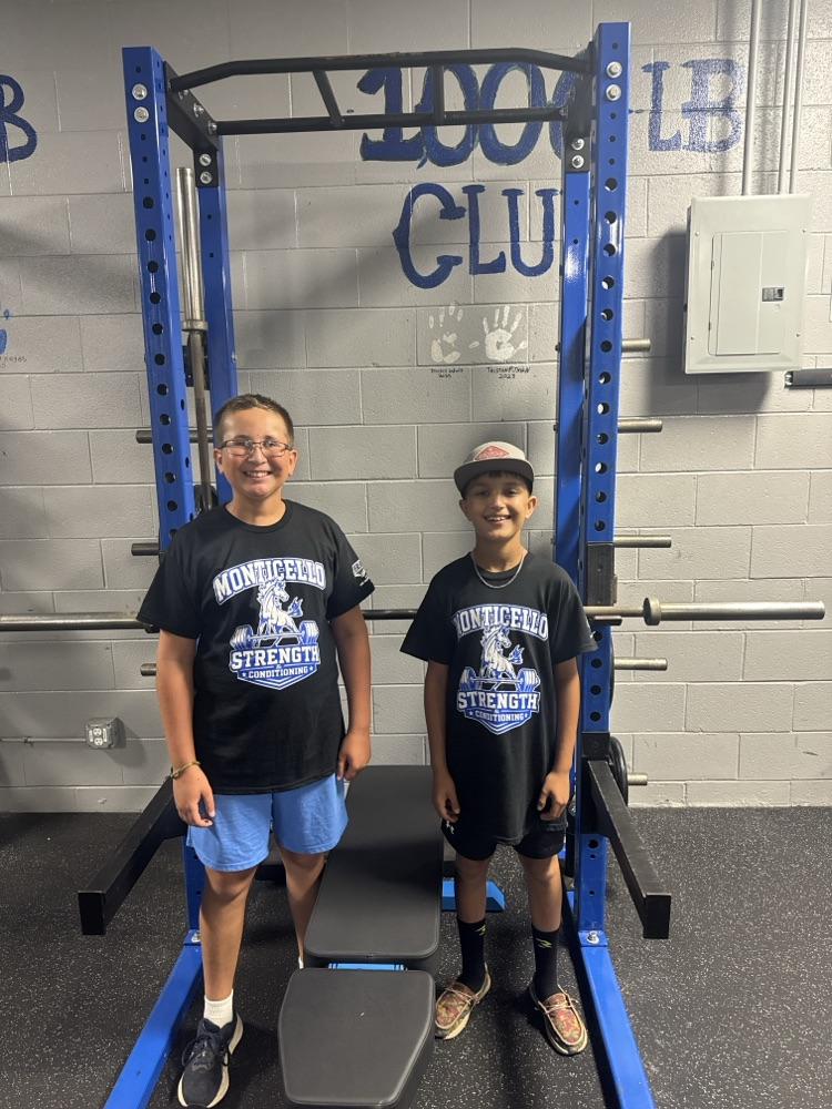 athletes in the weight room