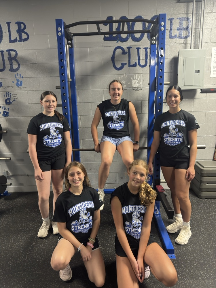 athletes in the weight room