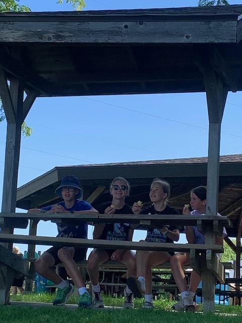 students sitting