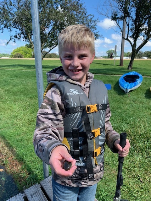 boy with frog