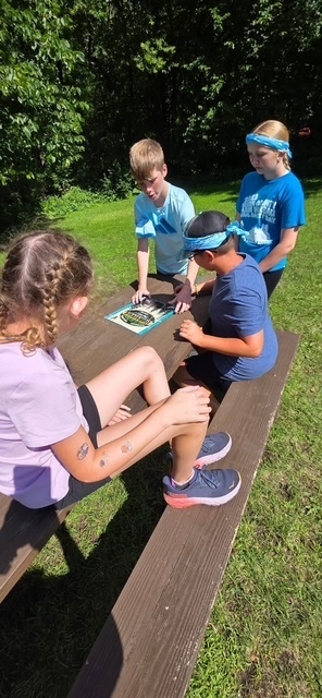 students playing games