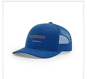 blue trucker cap