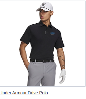 man in black golf shirt