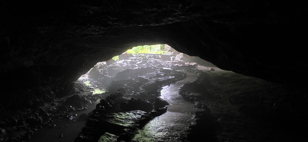 inside Dance Hall Cave