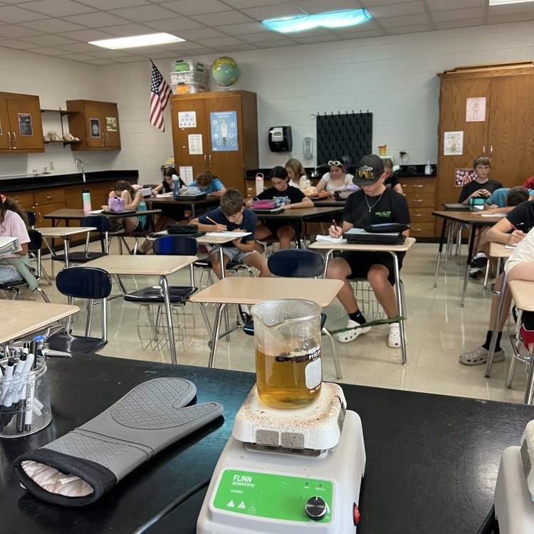 7th Grade students in a classroom