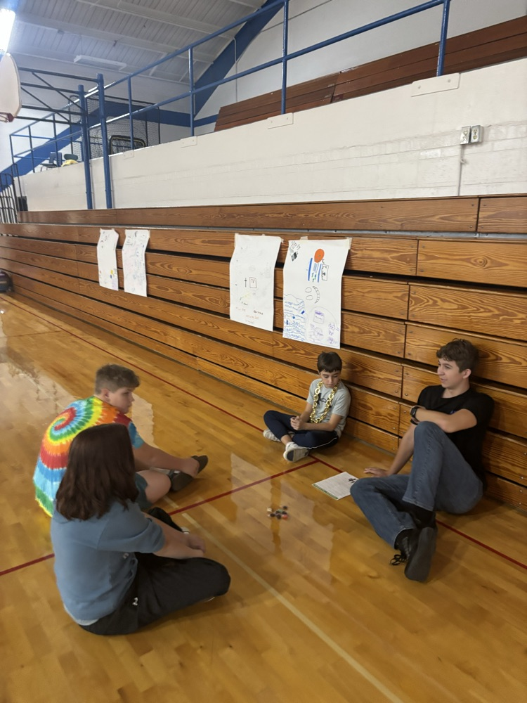 Peer leaders planning.