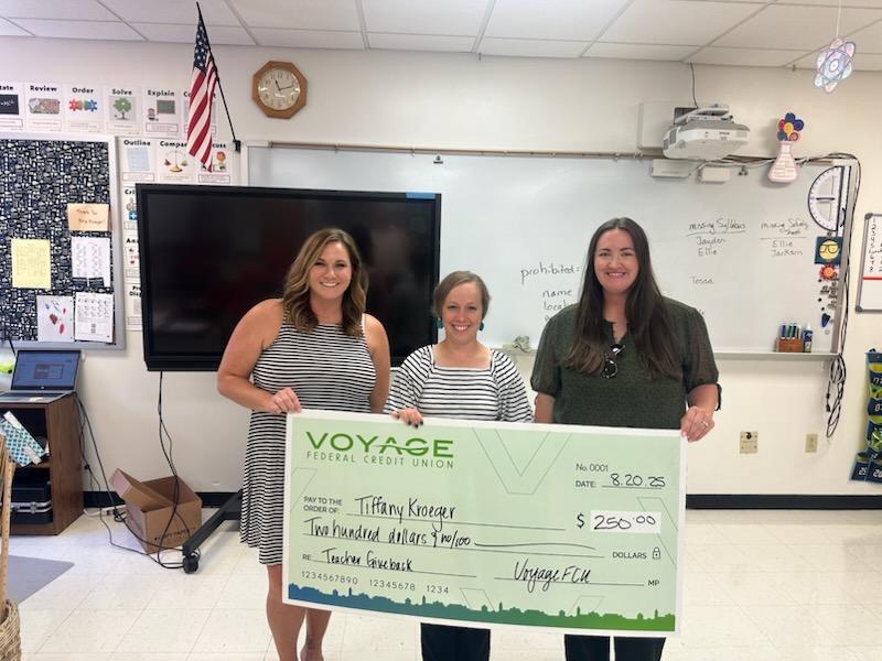 Voyage Federal Credit Union Award Kroeger