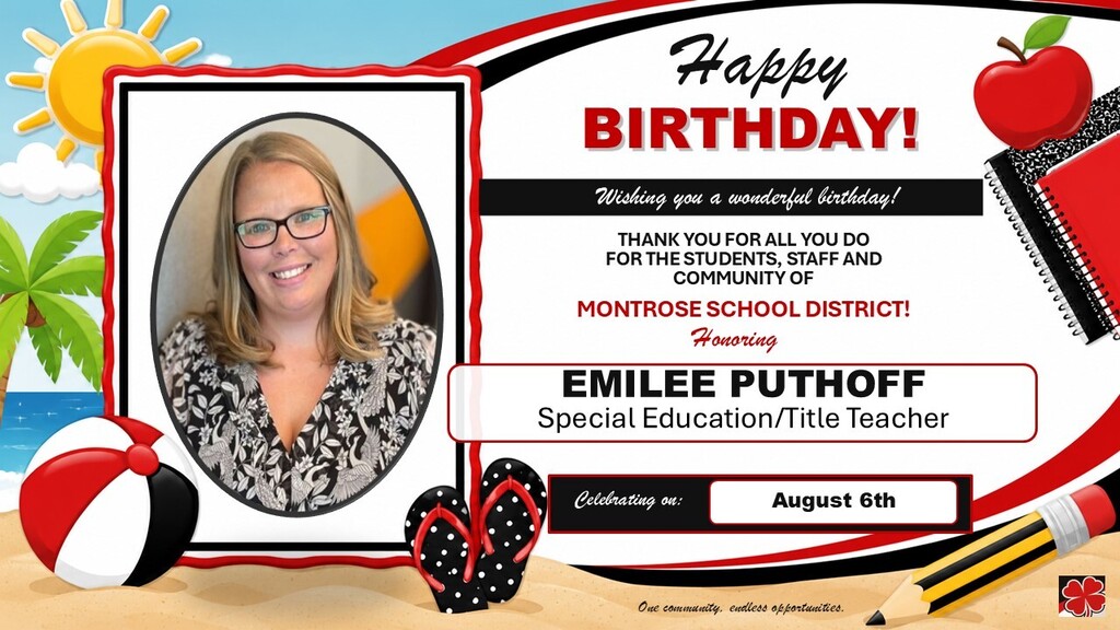Happy Birthday Emilee Puthoff
