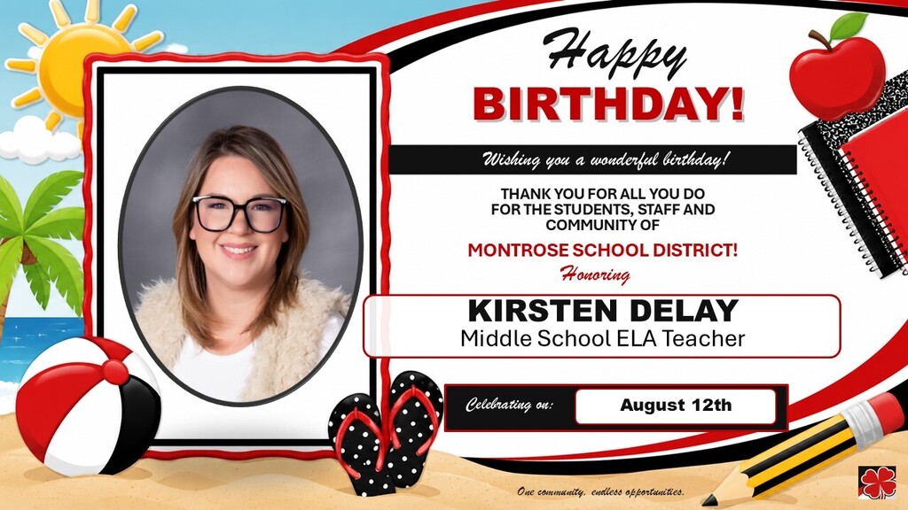 Happy Birthday Kirsten DeLay