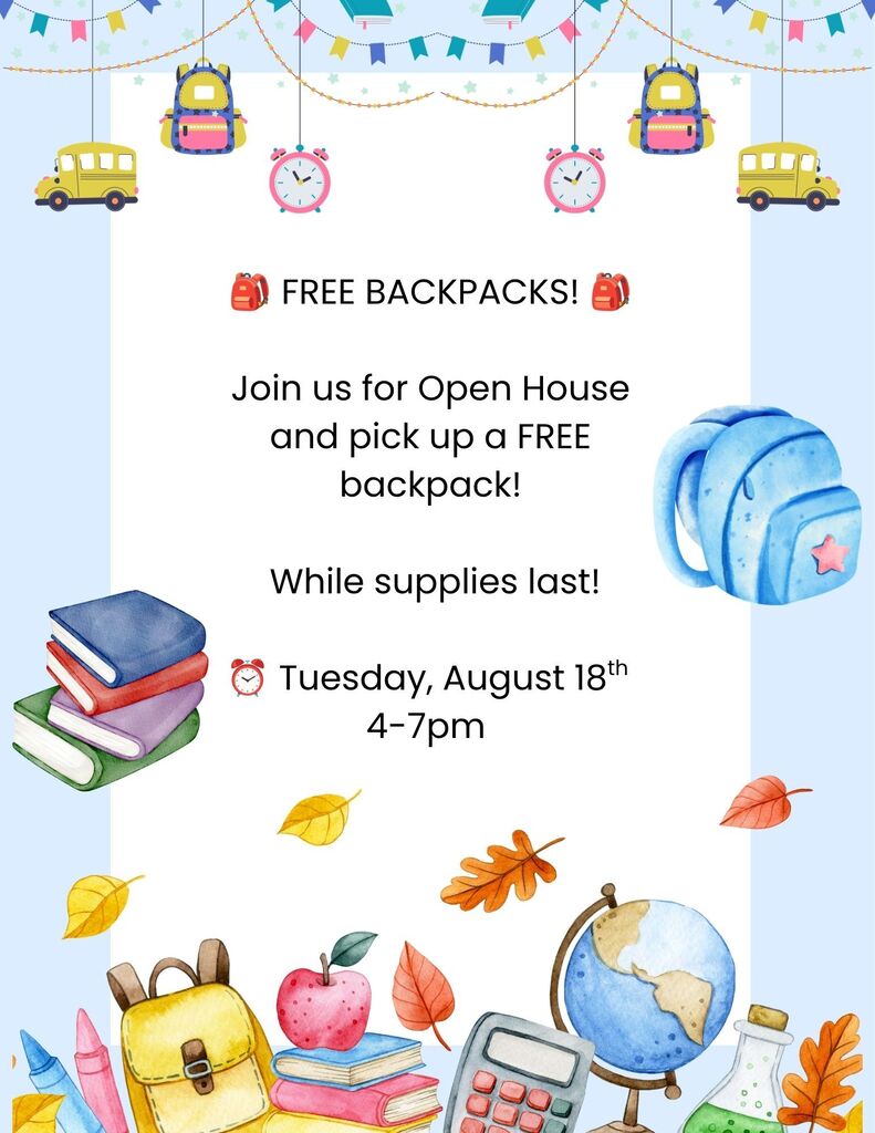 Open House Backpacks