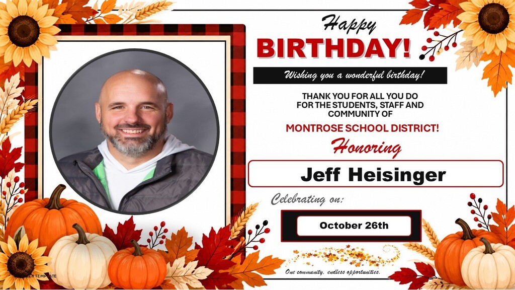 Happy birthday Mr. Heisinger