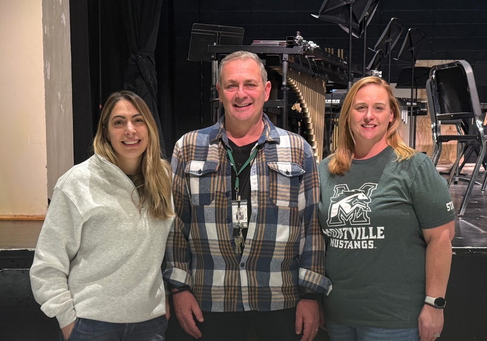 Picture of the MTHS Educators of the Year: Mrs. Parra, Mr. Naturale and Ms. Dolch
