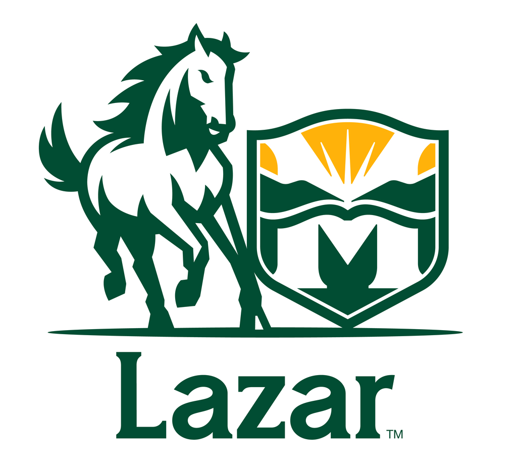 Robert R. Lazar Middle School Mustang Logo