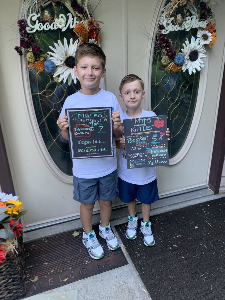 Marko 2nd grade & Milo Kindergarten at #ValleyView! #MTPS1stDay8272025 Have a GREAT 2025-2026 School Year! Enjoy! #EducateInspireEmpower!