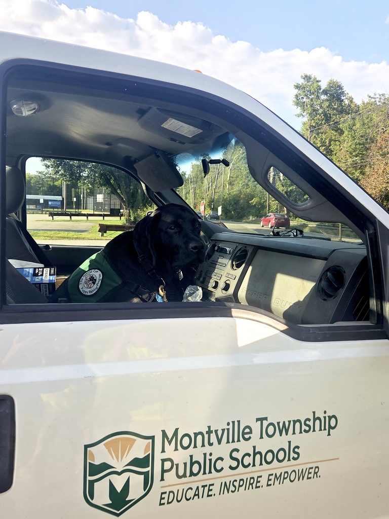 The #MTPS District Offices' #TheSeeingEye Puppy in training helped the  Facilities Team last week. Amos took a trip to The Home Depot. It was a great opportunity for the puppy to learn how to lead in  a setting filled with a multitude of sights, sounds and scents!