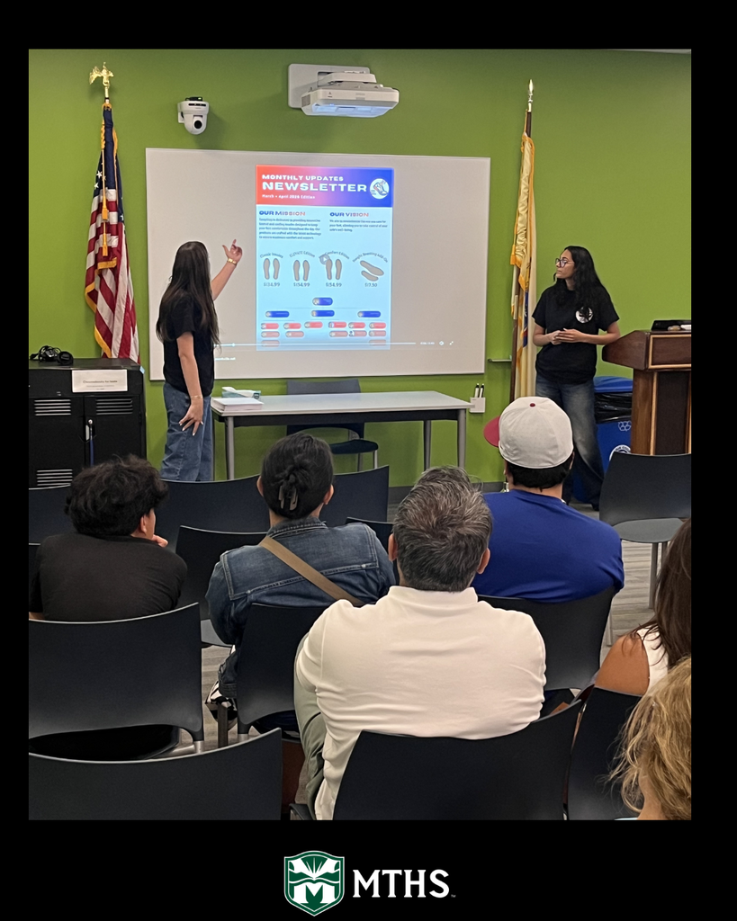 Mr. Connolly's International Business Practice Firm (IBPF) Family Night students present samples of their communication to customers