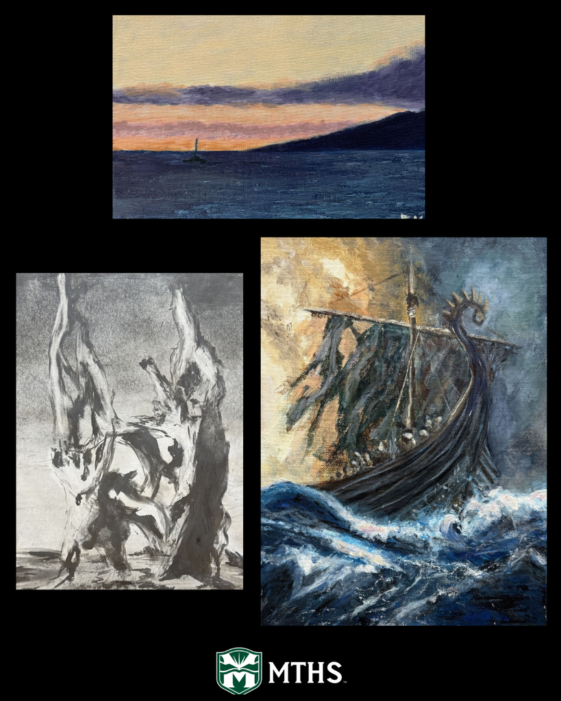Selections from MTHS student artists for the 2nd Annual Art & Design Show at Montville Township High School (100 Horseneck Road, Montville, NJ) from 6:00-8:00pm in the Main Gymnasium.