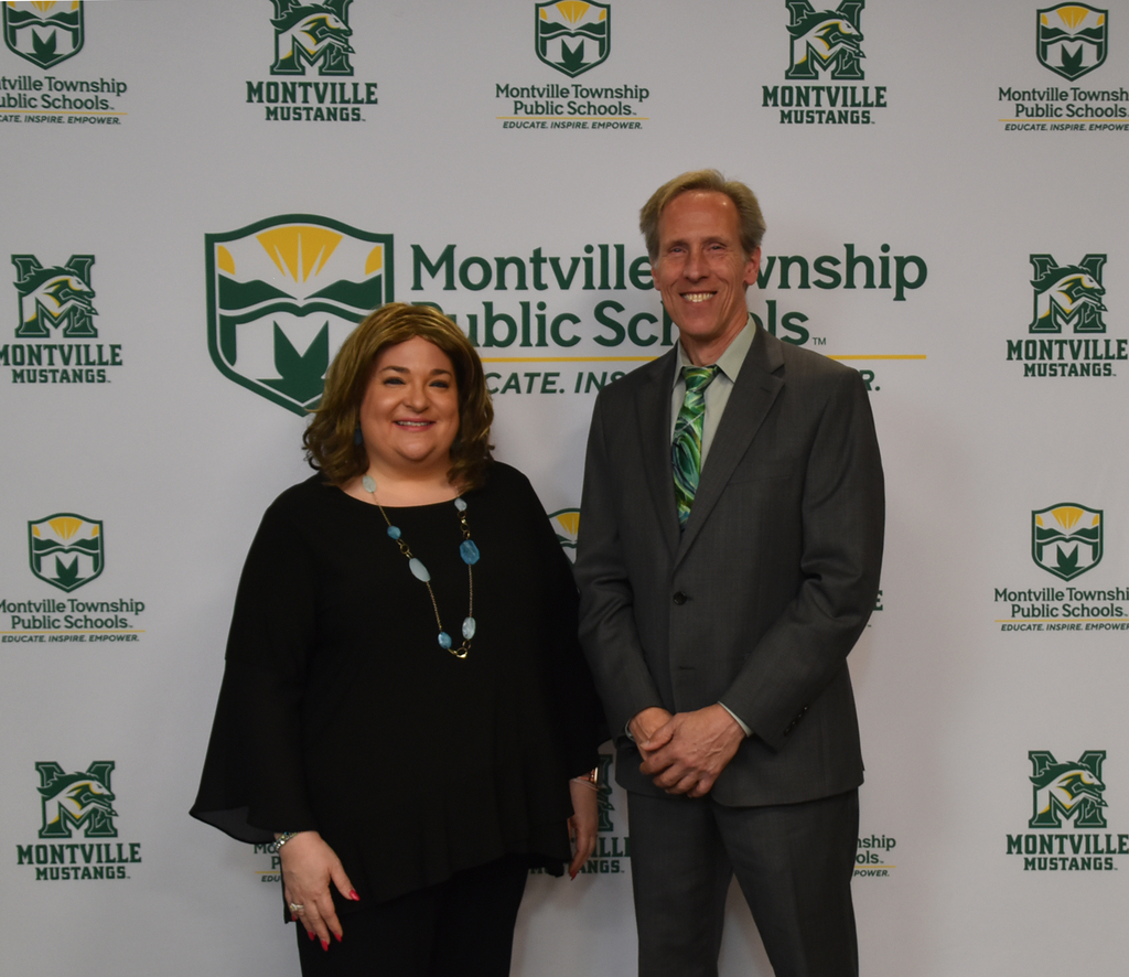 #MontvilleBOE reorganization meeting was held 1/2/24 at #MTHS. Michelle Zuckerman & Dr. David Modrak were elected as Vice President and President of the BOE for 2024.