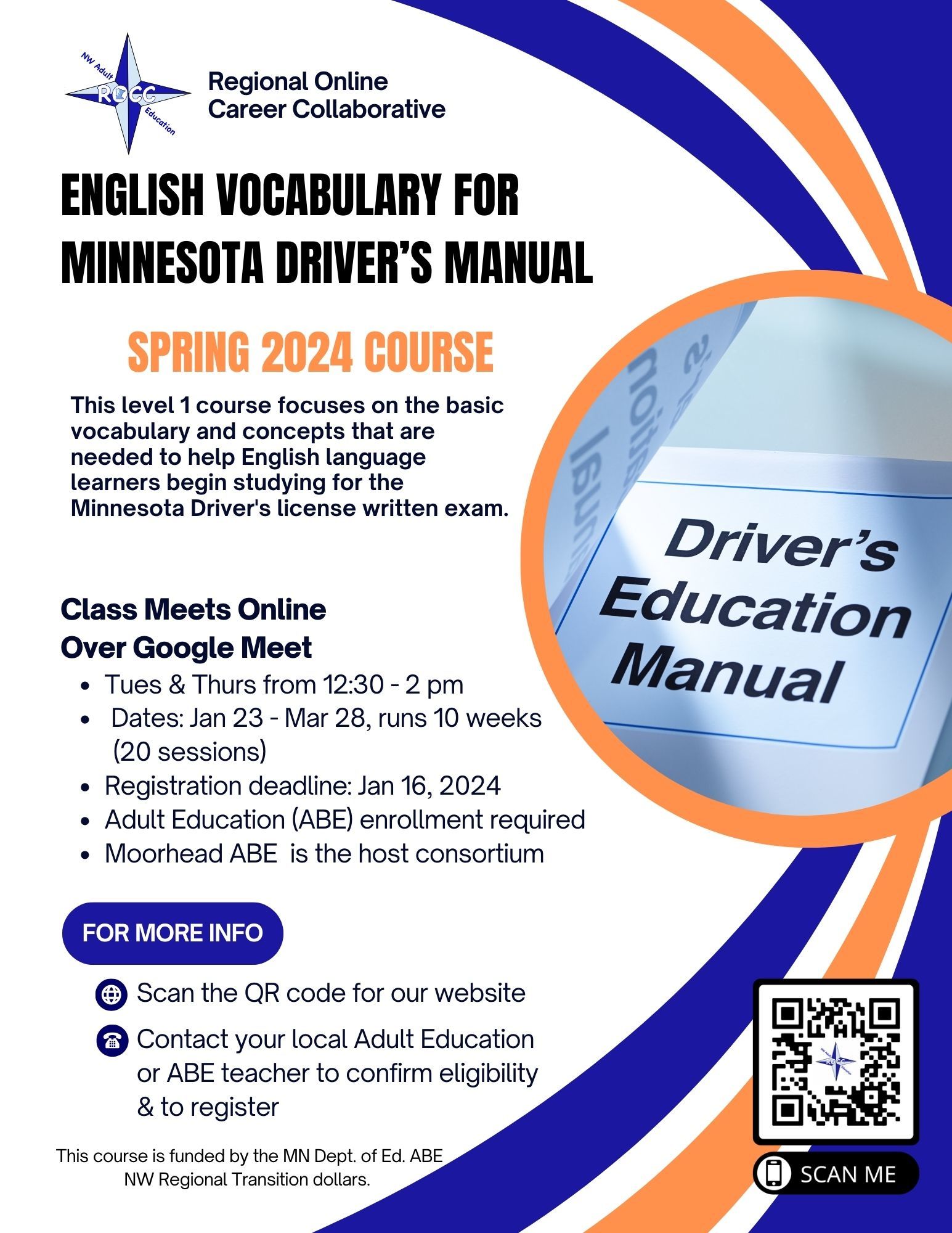 English Vocabulary for Minnesota Driver's Manual Course | Adult