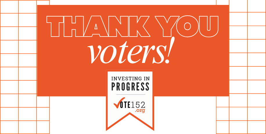 Thank You Voters!