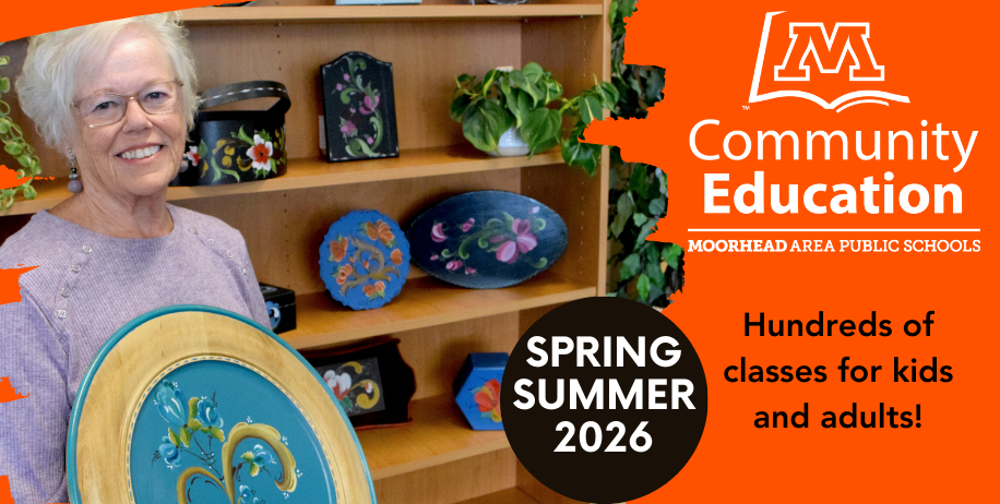 Community Ed Spring/Summer Classes Open