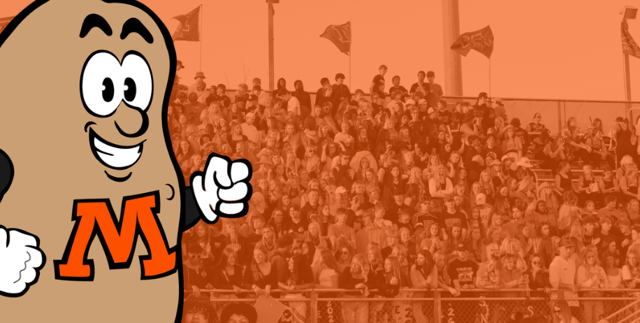 Spuddy and the MHS football crowd