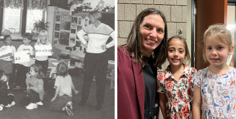 Historical and current photos of Spanish Immersion at MAPS